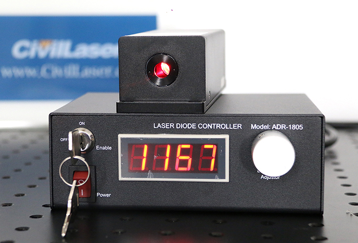 TEM00 Laser 635nm 1~100mW Red Single-mode Round Spot Laser System