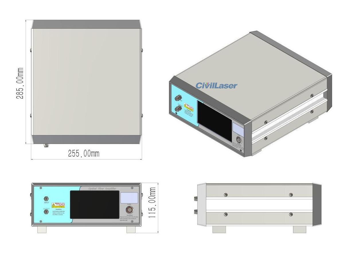 EDFA fiber amplifier