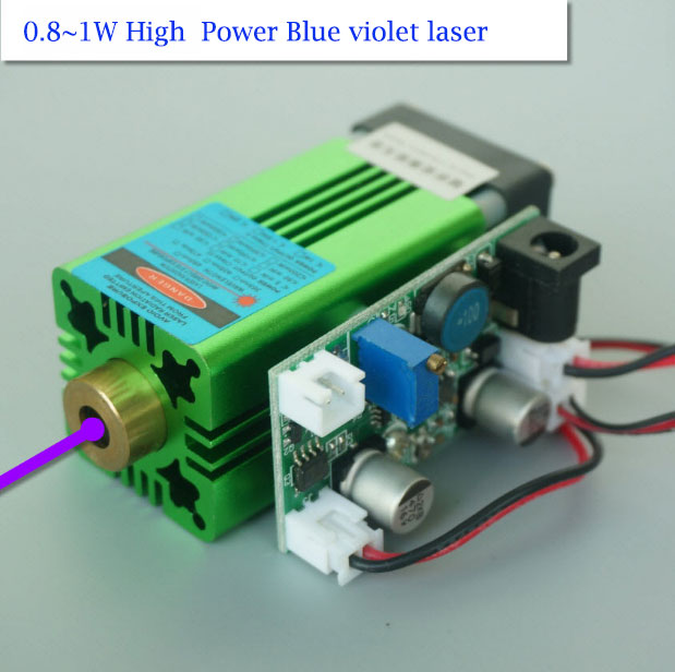 1-W+ UV Laser Curing/Engraving Kit - GH04W10A2GC Diode 405nm ULTRA-Violet