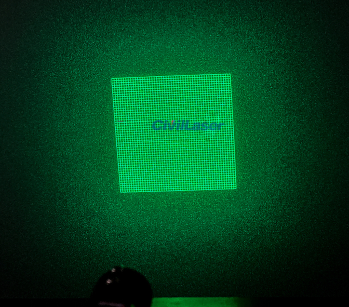 520nm 5~30mW Green Laser Diode Module 50*50 Grid 3D Modeling Structured  Light Scanning Light Source