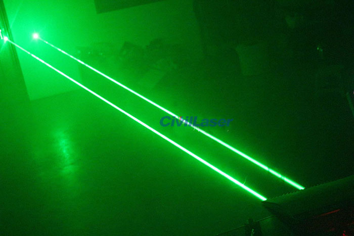 green laser show