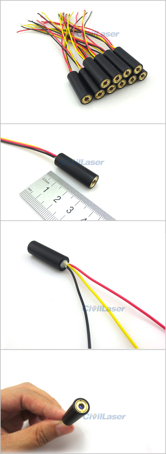 980nm 1200mw High Power Focusable Near Infrared laser module  Dot/Line/Crosshair